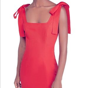 STAUD Abbi Dress in Poinsettia